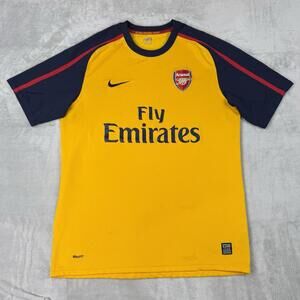 ARSENAL 2008 2009 AWAY FOOTBALL SHIRT SOCCER JERSEY NIKE 287538-716 Size L MEN
